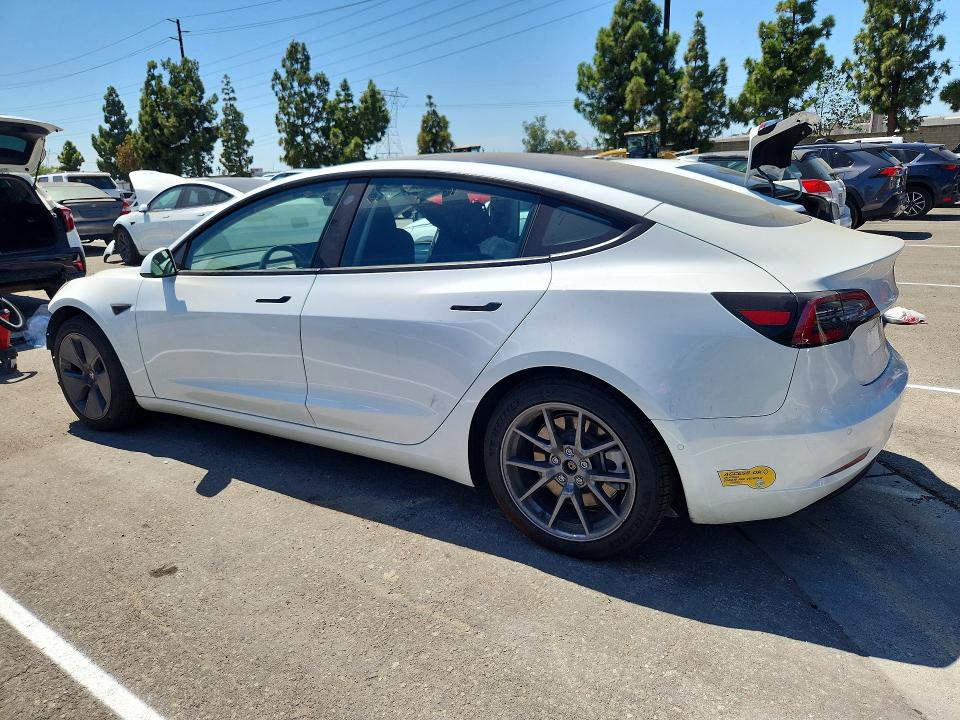 Photo 2 from auction – 2022 TESLA MODEL 3 with VIN 5YJ3E1EAXNF298314