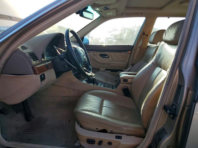 Photo 7 from auction – 2000 BMW 740 with VIN WBAGH8343YDP08510