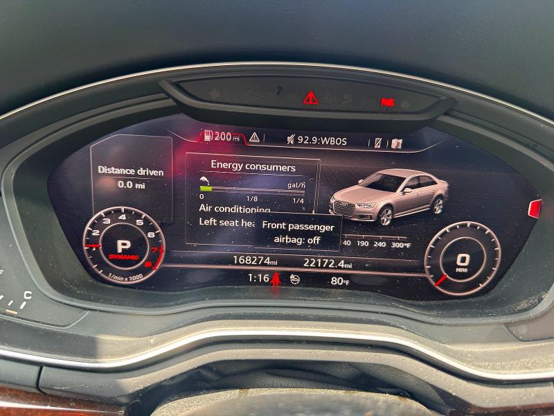 Photo 8 from auction – 2019 AUDI A4 with VIN WAUENAF48KN002542