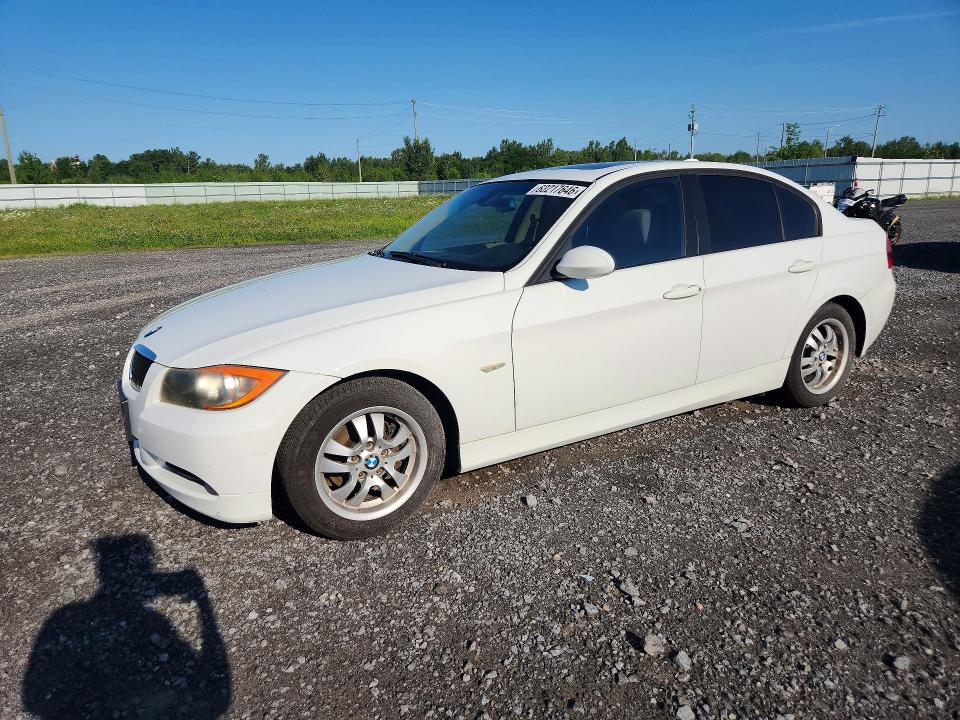 BMW 323 2007 with VIN WBAVH13527KC96911 - Photo from auction