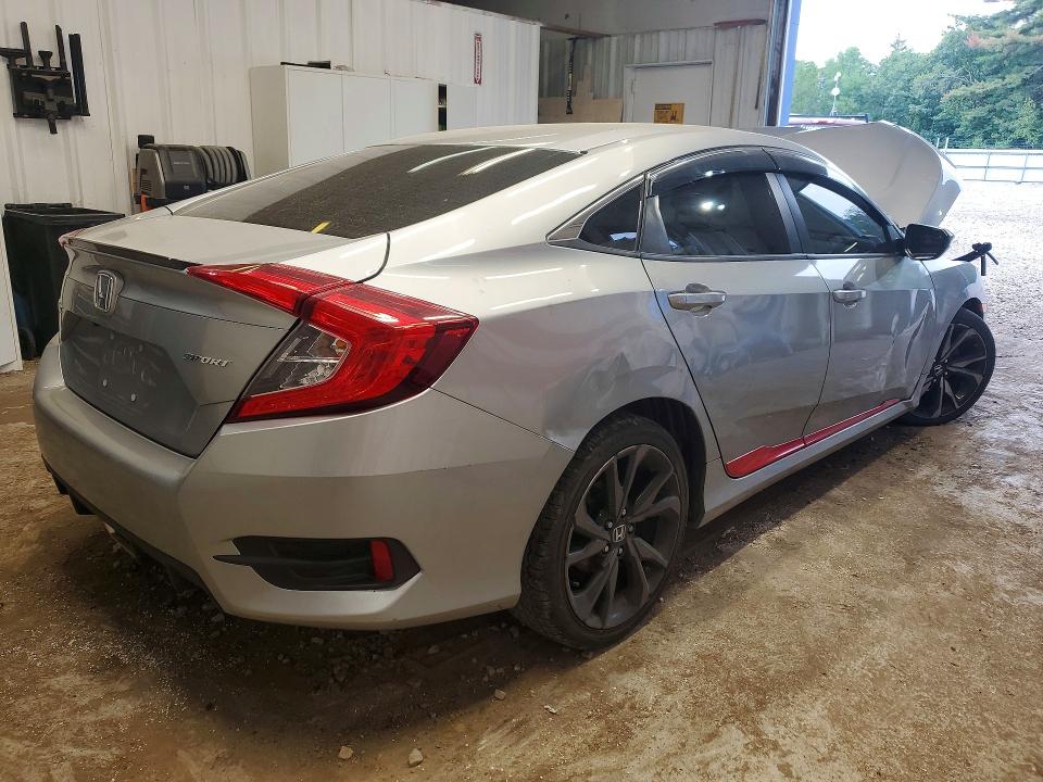 Photo 3 from auction – 2020 HONDA CIVIC with VIN 19XFC2F83LE026260