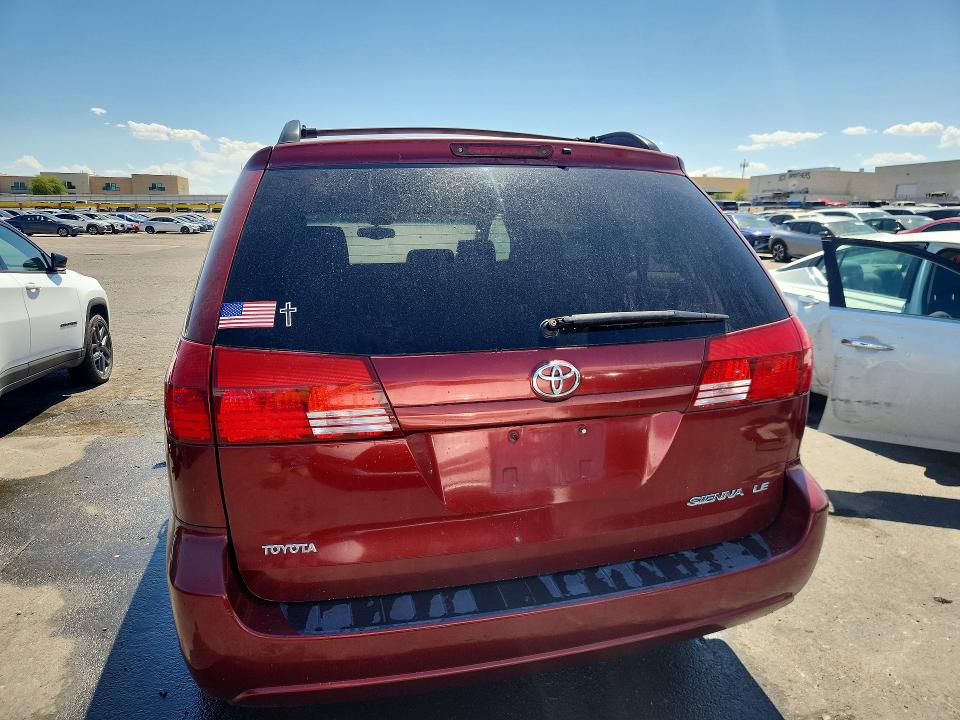 Photo 6 from auction – 2004 TOYOTA SIENNA with VIN 5TDZA23C34S209001