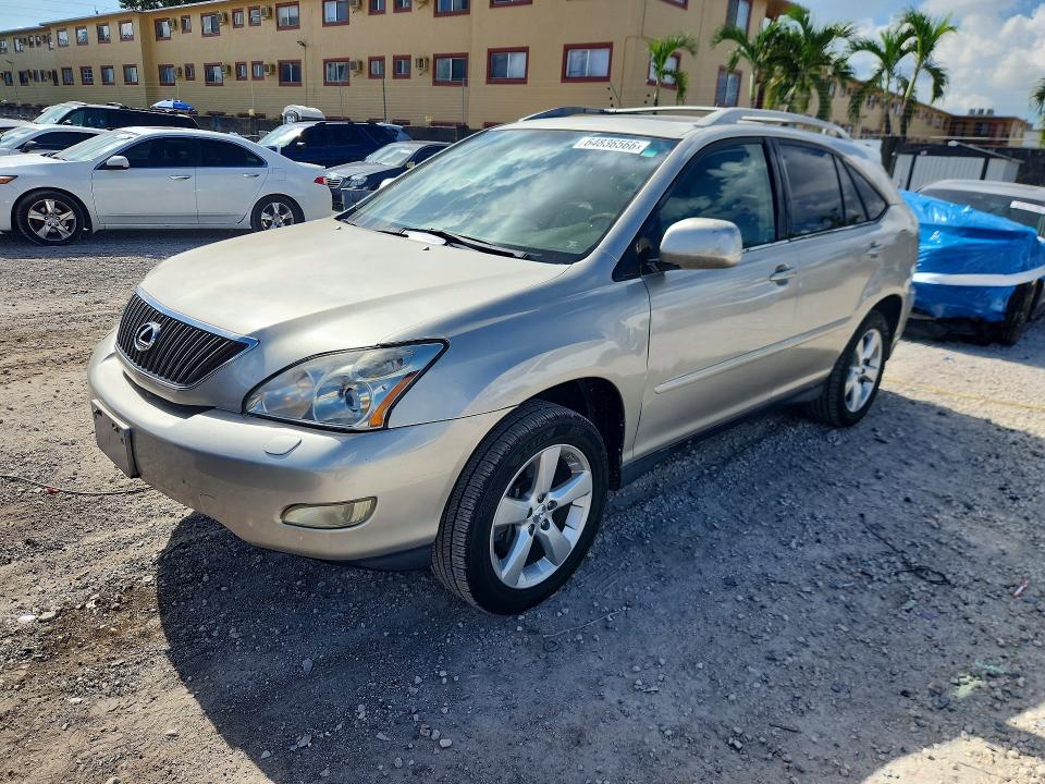 LEXUS RX 2007 with VIN JTJGK31U470001350 - Photo from auction