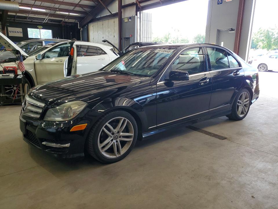 MERCEDES-BENZ C 2012 with VIN WDDGF8BB2CA704943 - Photo from auction