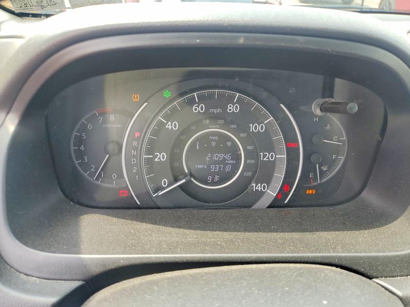 Photo 9 from auction – 2012 HONDA CR-V with VIN 5J6RM4H56CL006207