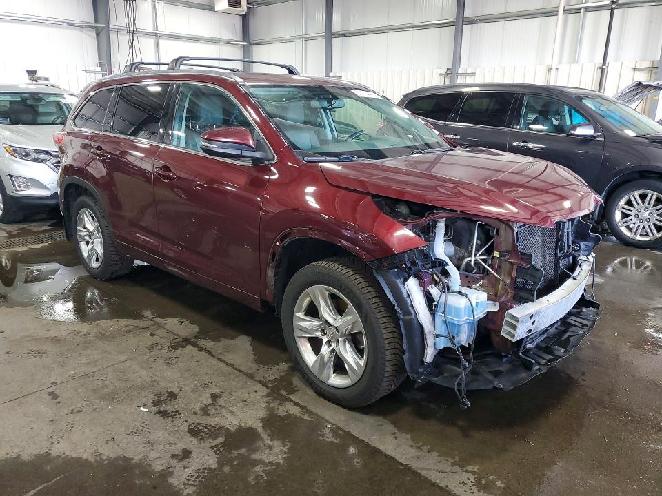 Photo 4 from auction – 2015 TOYOTA HIGHLANDER with VIN 5TDDKRFH5FS206904