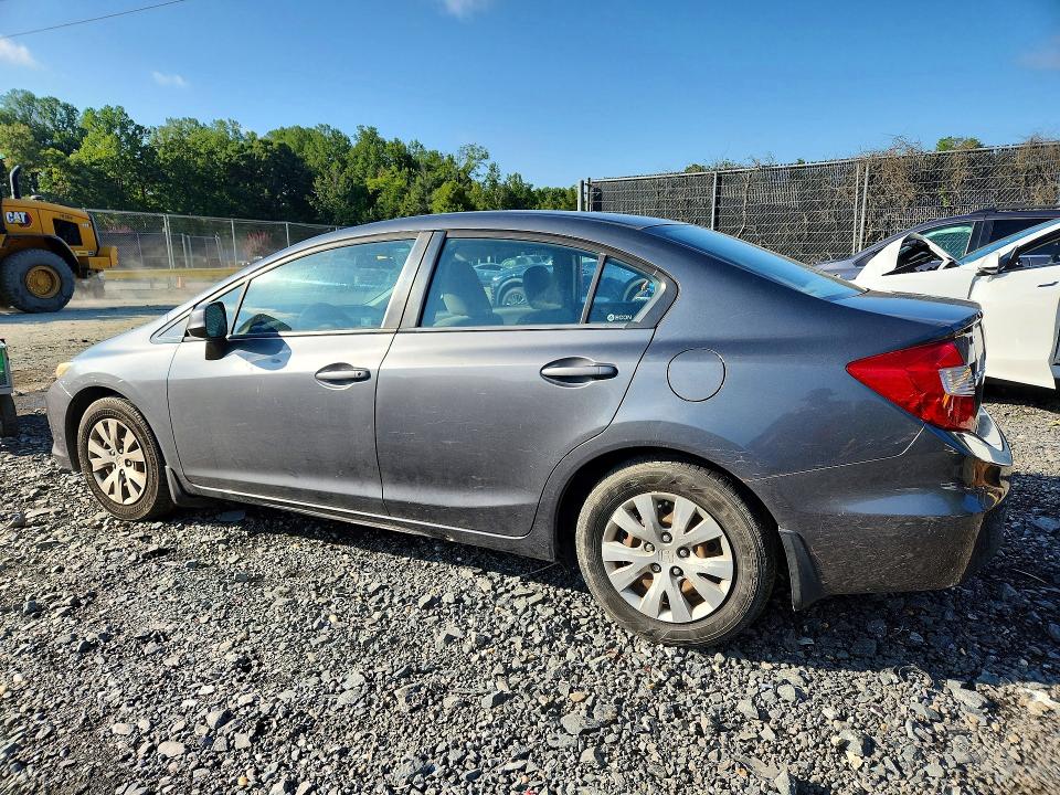Photo 2 from auction – 2012 HONDA CIVIC with VIN 19XFB2F51CE343138