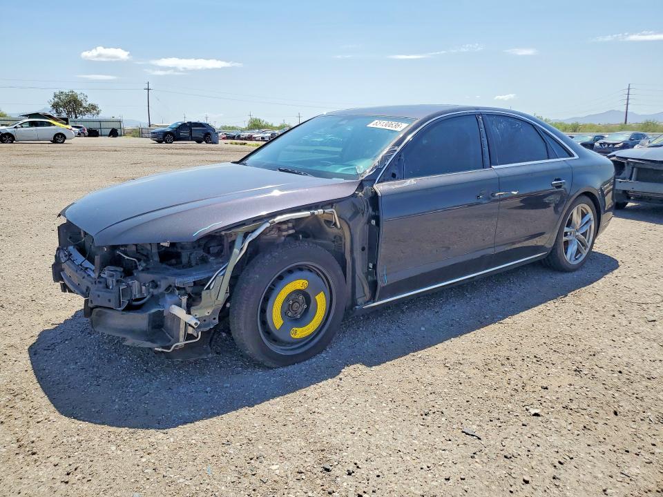 AUDI A8 2015 с VIN WAUJGAFD0FN019057 - Снимка от търг