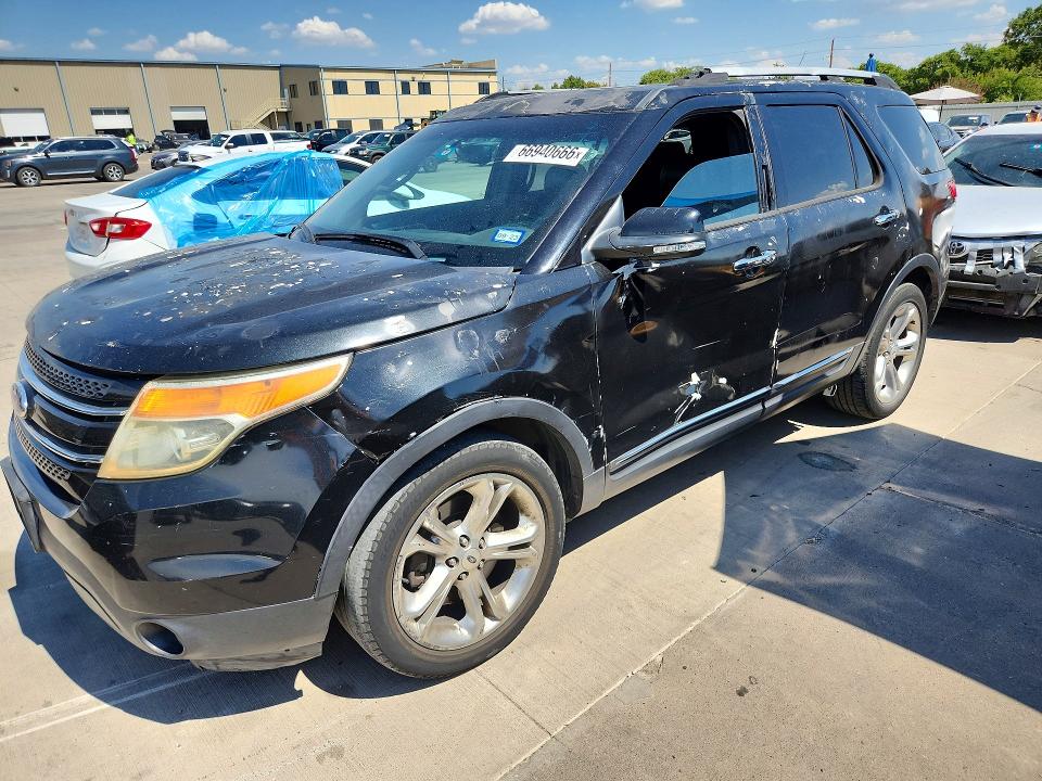 FORD EXPLORER 2013 with VIN 1FM5K7F85DGB34873 - Photo from auction