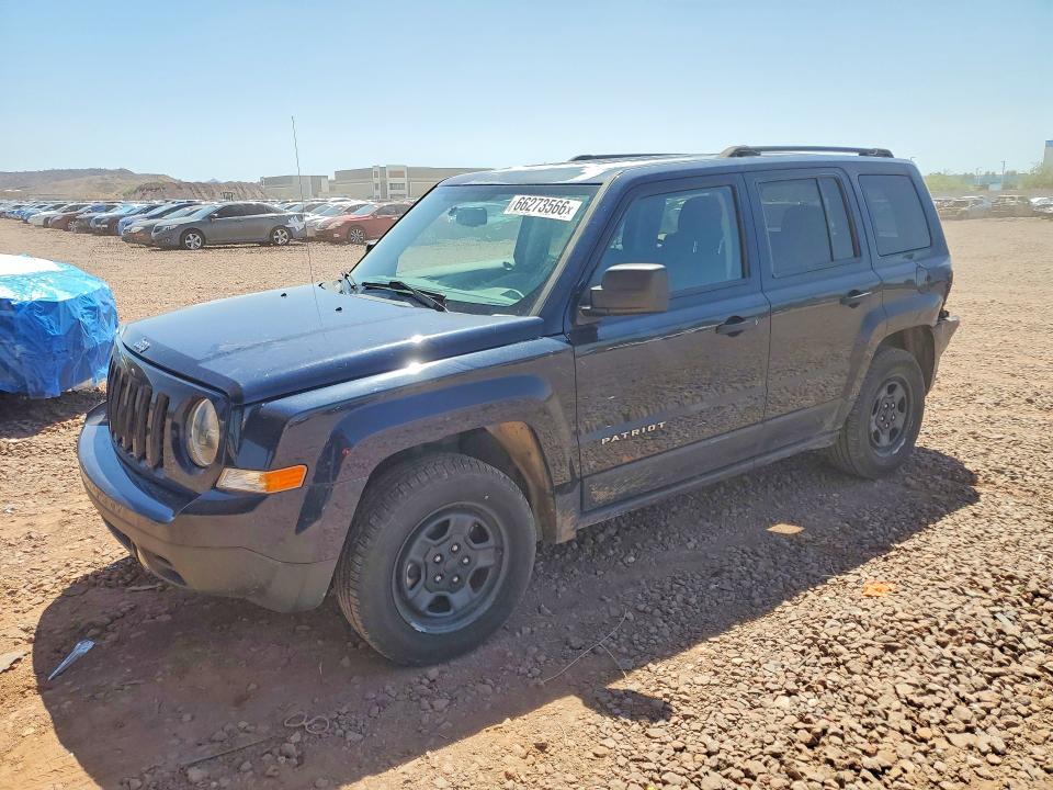 JEEP PATRIOT 2017 with VIN 1C4NJPBB9HD172882 - Photo from auction