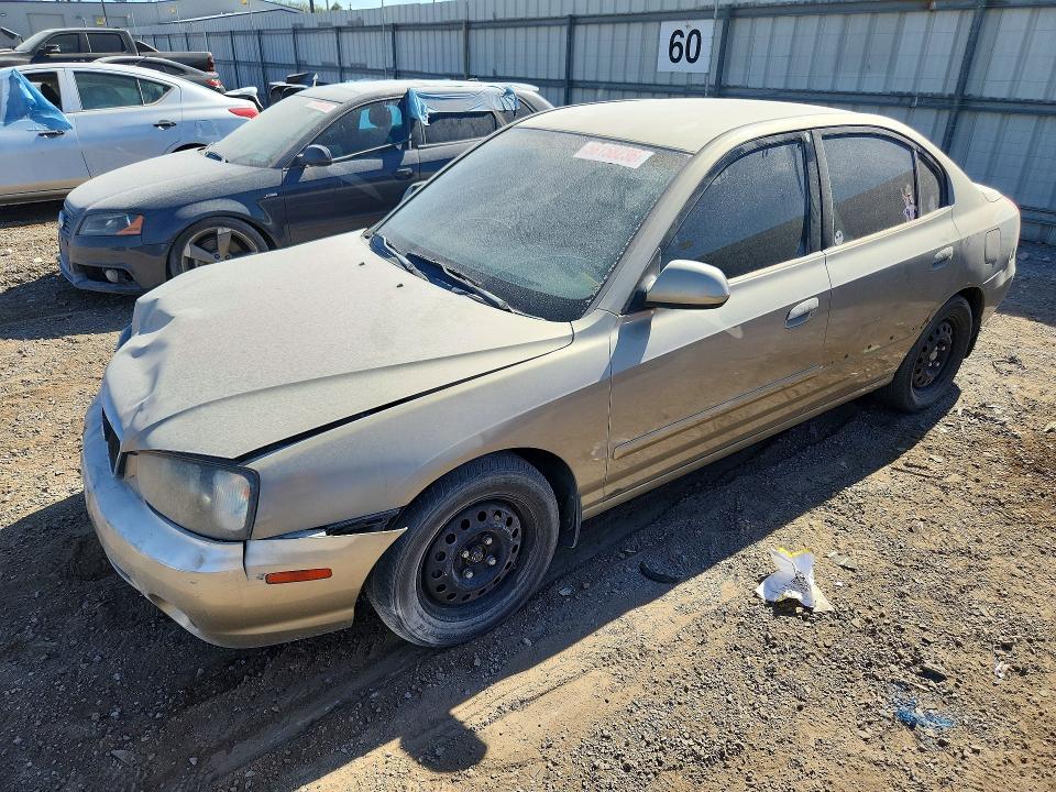 HYUNDAI ELANTRA 2001 with VIN KMHDN45D41U222861 - Photo from auction