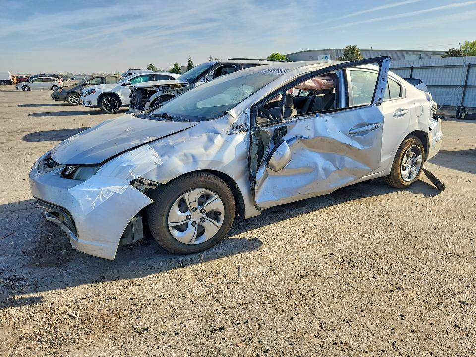 HONDA CIVIC 2013 with VIN 2HGFB2F57DH508763 - Photo from auction