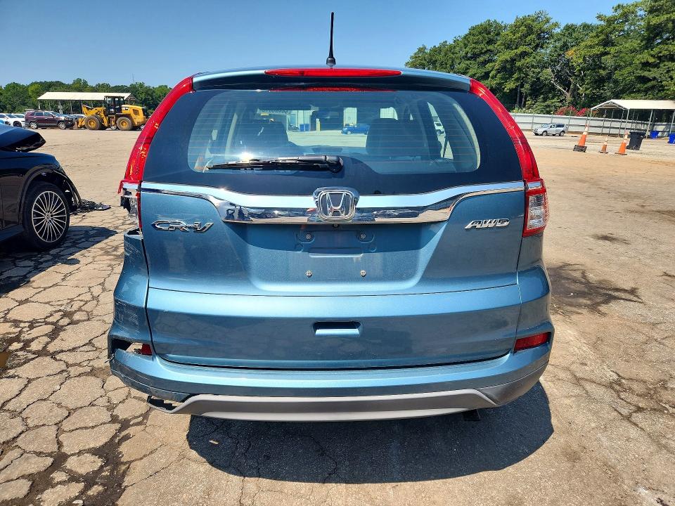 Photo 6 from auction – 2015 HONDA CR-V with VIN 5J6RM4H36FL102468