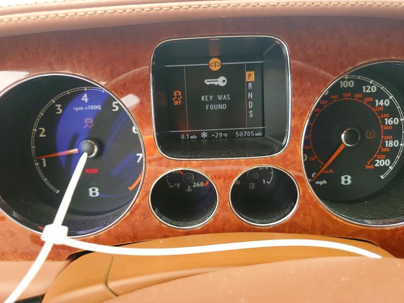 Photo 9 from auction – 2011 BENTLEY CONTINENTAL with VIN SCBBP9ZA8BC069348