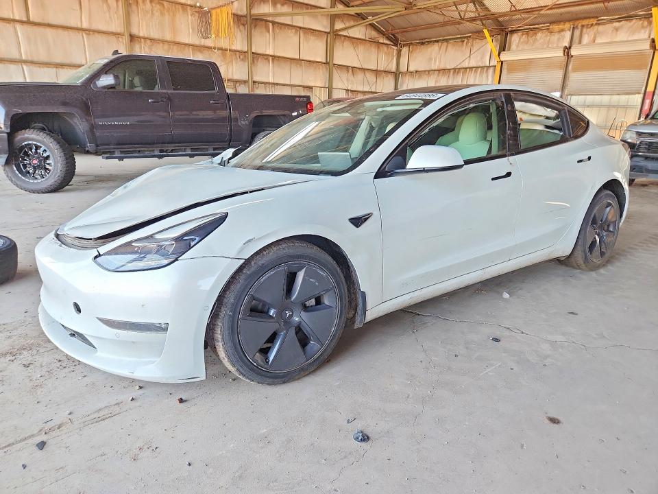 TESLA MODEL 3 2022 with VIN 5YJ3E1EB5NF351610 - Photo from auction