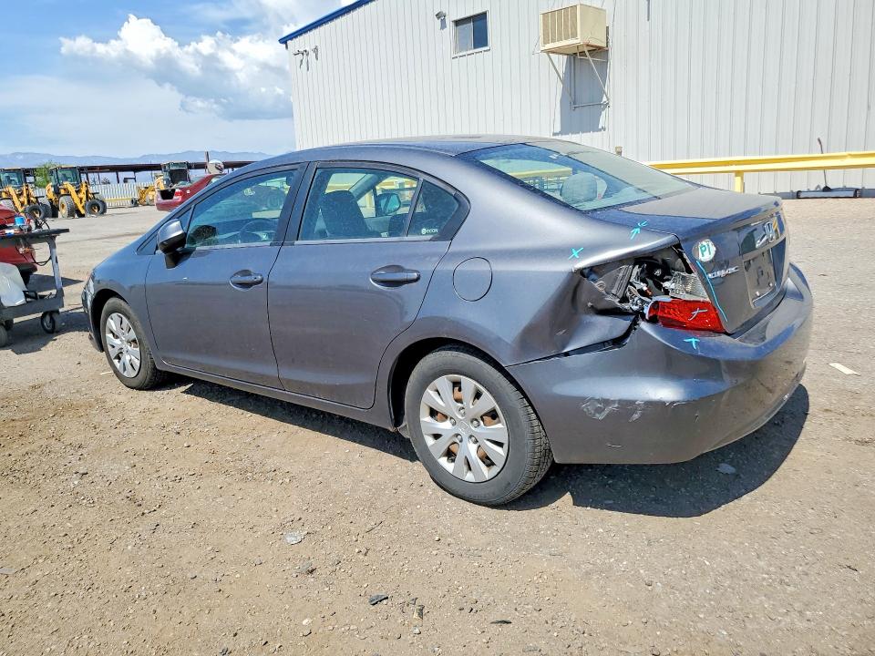 Photo 2 from auction – 2012 HONDA CIVIC with VIN 19XFB2F51CE009613