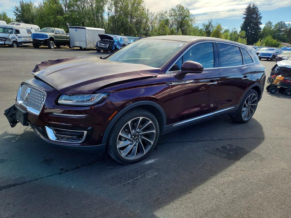 LINCOLN NAUTILUS 2019 with VIN 2LMPJ8LP3KBL12527 - Photo from auction