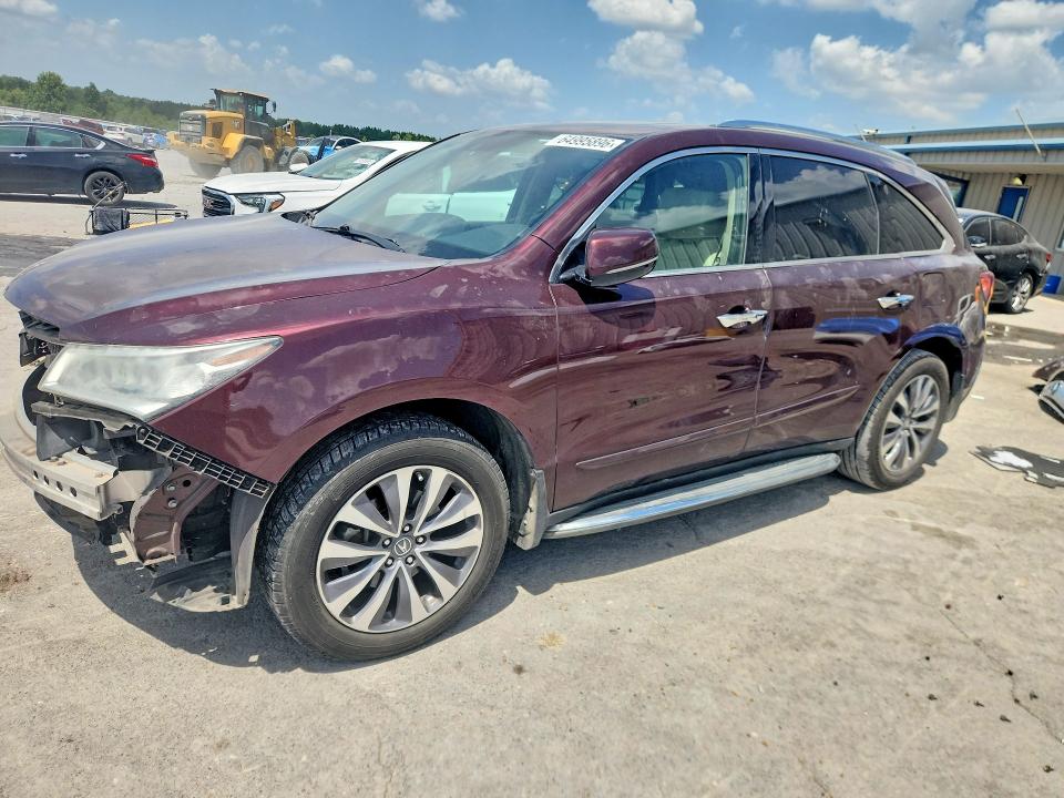 ACURA MDX 2015 with VIN 5FRYD3H47FB001056 - Photo from auction