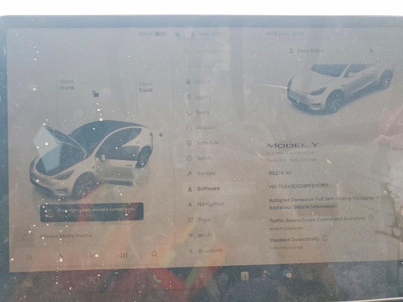 Photo 9 from auction – 2023 TESLA MODEL Y with VIN 7SAYGDEE6PF810757