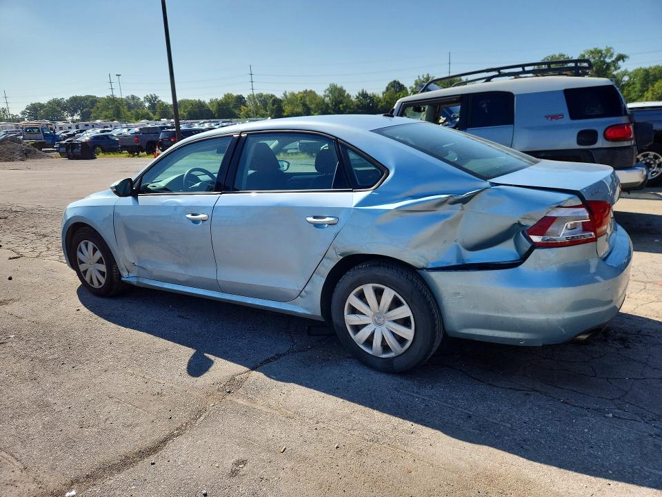 Photo 2 from auction – 2012 VOLKSWAGEN PASSAT with VIN 1VWAP7A35CC059448