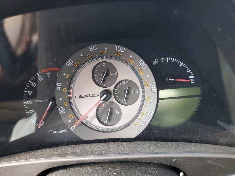 Photo 9 from auction – 2001 LEXUS IS with VIN JTHBD182010009418