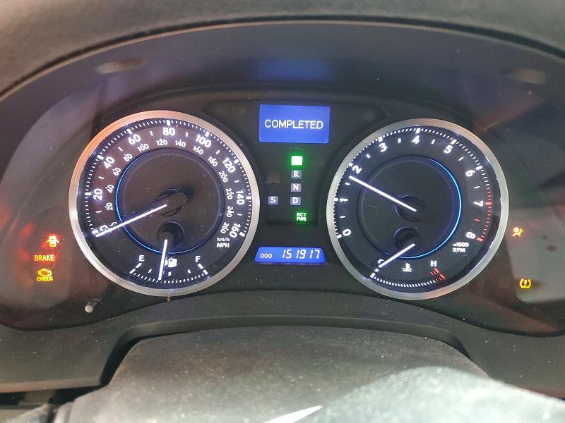 Photo 9 from auction – 2013 LEXUS IS with VIN JTHBF5C27D5189724