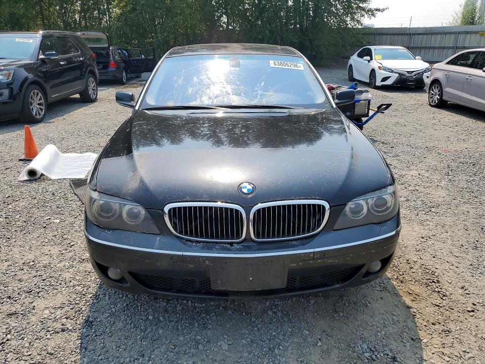 Photo 5 from auction – 2007 BMW 750 with VIN WBAHN83597DT66565