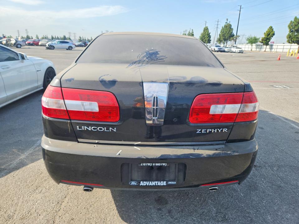 Photo 6 from auction – 2006 LINCOLN ZEPHYR with VIN 3LNHM26166R601100