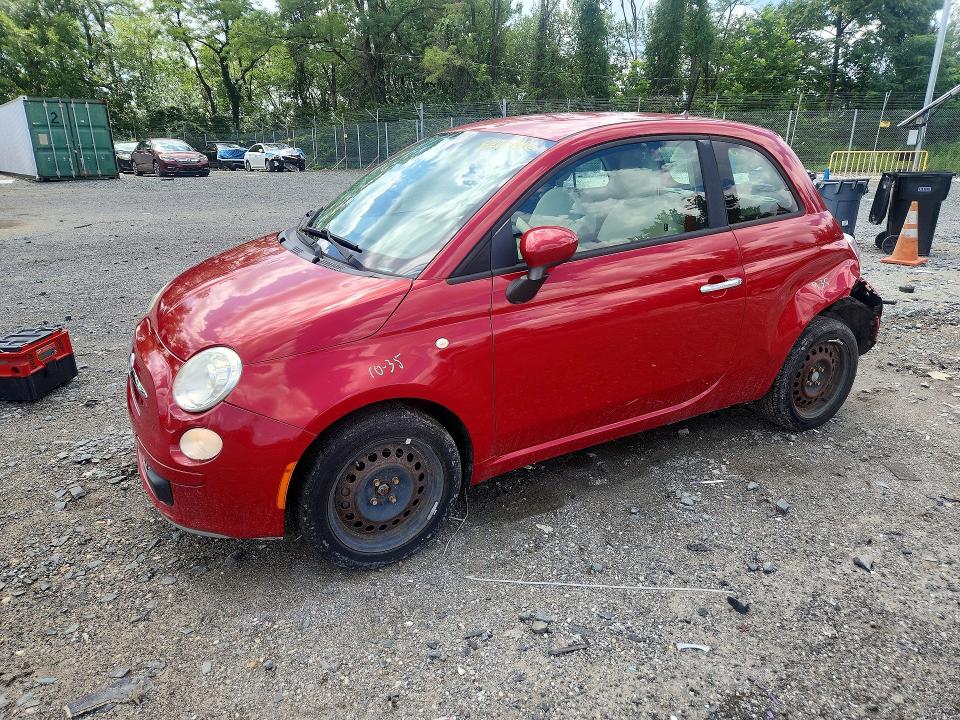 FIAT 500 2012 with VIN 3C3CFFAR3CT343991 - Photo from auction