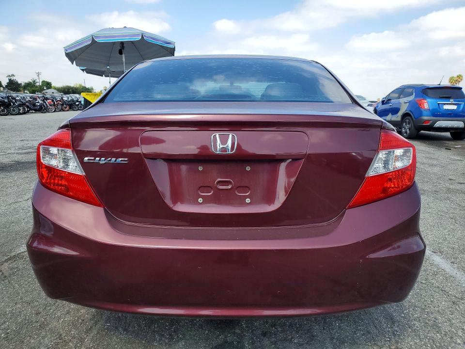 Photo 6 from auction – 2012 HONDA CIVIC with VIN 19XFB2F81CE353162