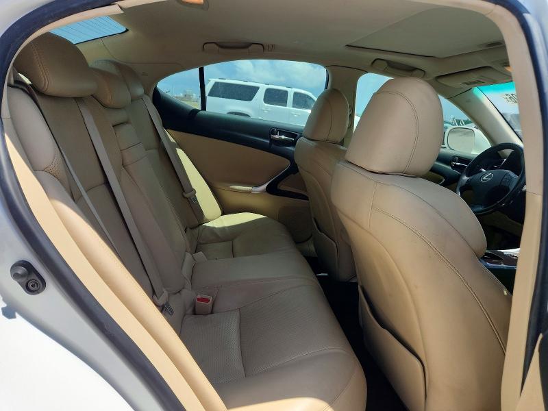 Photo 10 from auction – 2007 LEXUS IS with VIN JTHBE262272007785