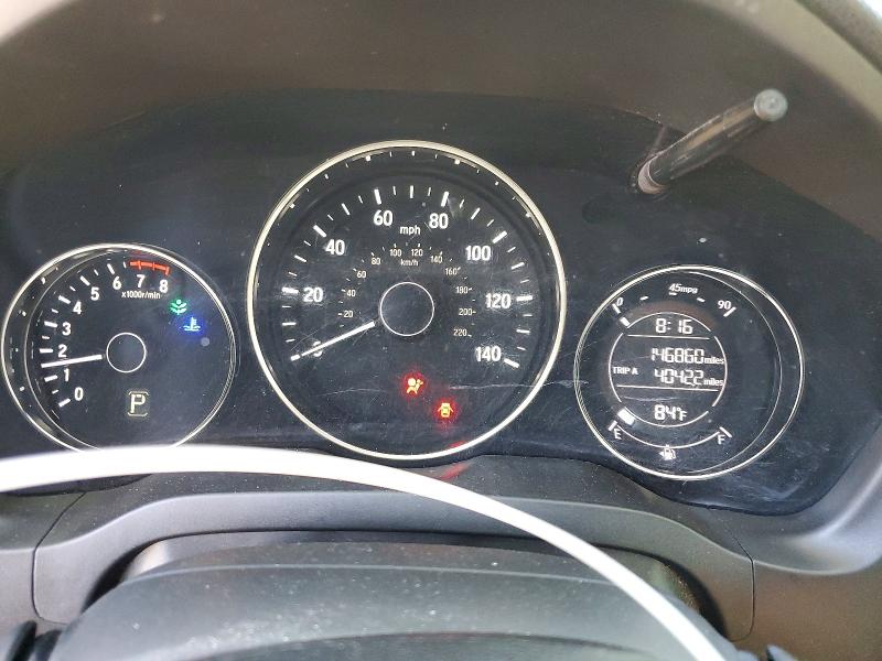 Photo 9 from auction – 2016 HONDA HR-V with VIN 3CZRU6H32GM753916