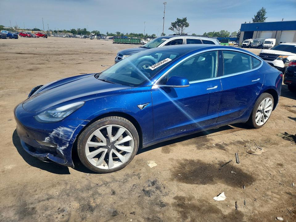 TESLA MODEL 3 2020 with VIN 5YJ3E1EA5LF598596 - Photo from auction