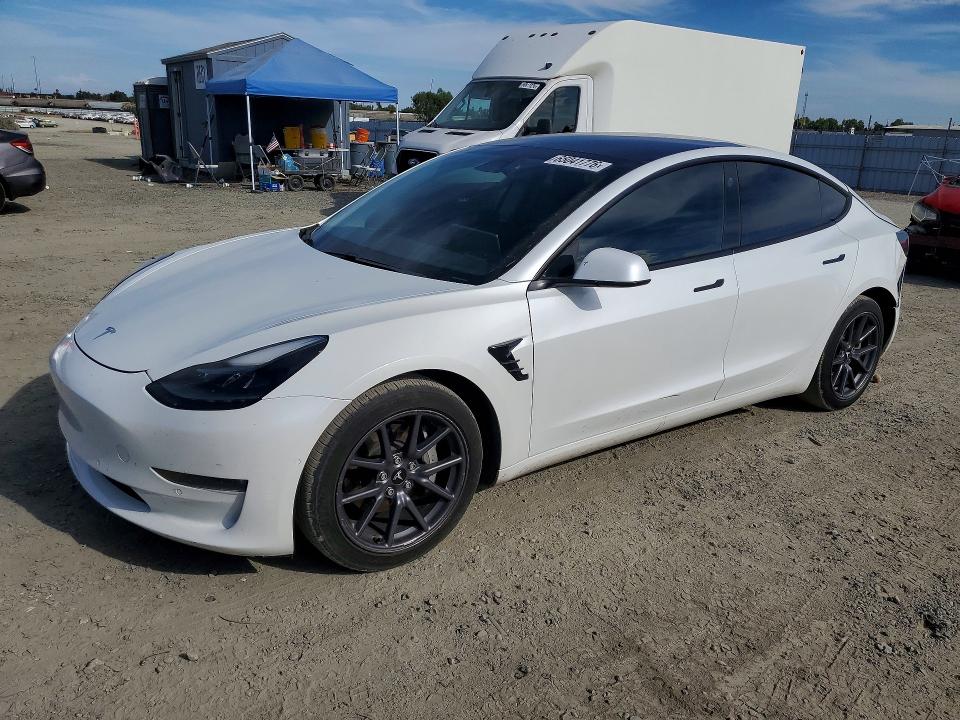 TESLA MODEL 3 2021 with VIN 5YJ3E1EA2MF874444 - Photo from auction