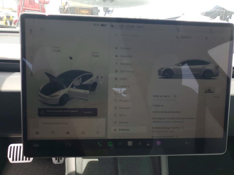 Снимка 9 от търг – 2025 TESLA MODEL 3 с VIN 5YJ3E1EAXSF904934