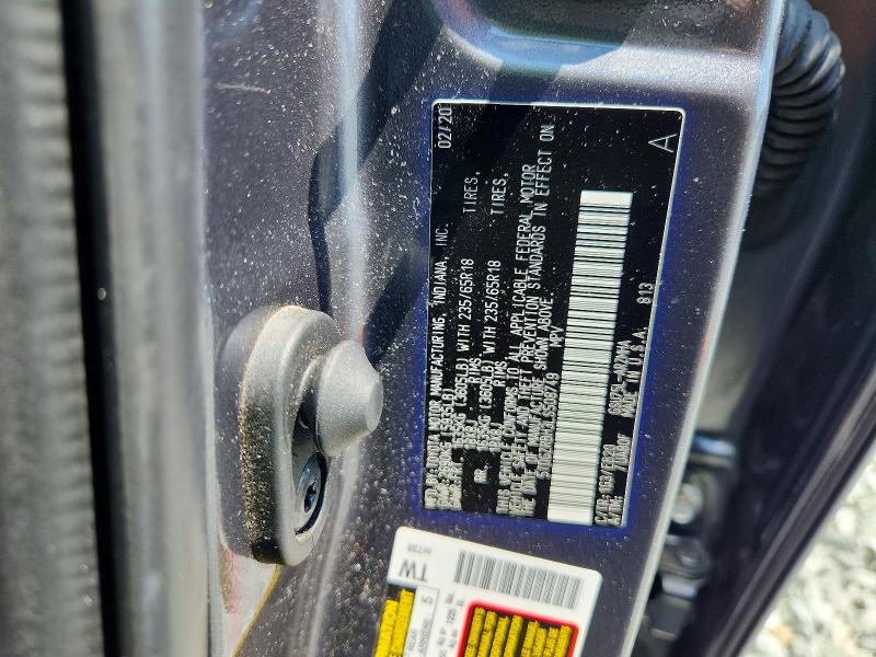 Photo 14 from auction – 2020 TOYOTA HIGHLANDER with VIN 5TDGZRBH3LS508749