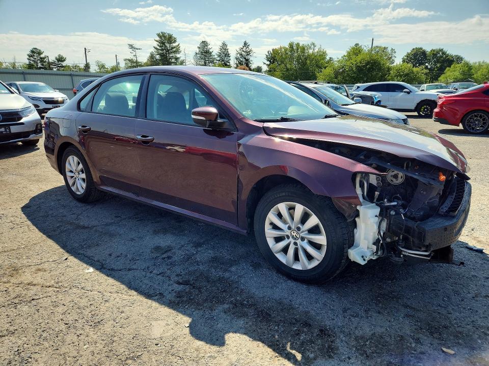 Photo 4 from auction – 2013 VOLKSWAGEN PASSAT with VIN 1VWAP7A36DC067253