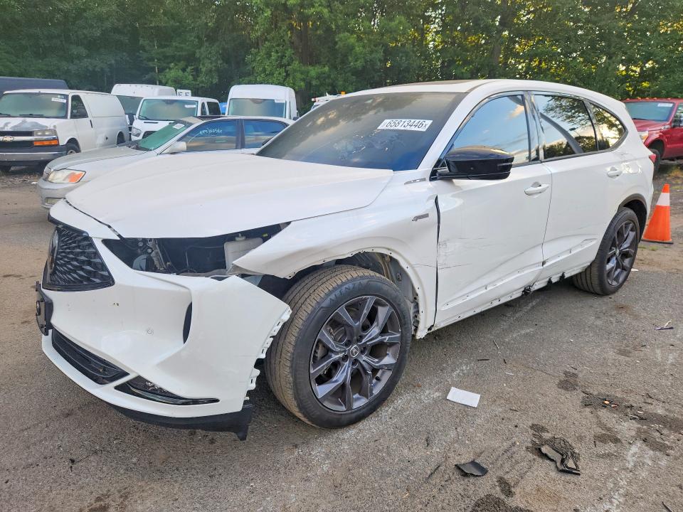 ACURA MDX 2023 with VIN 5J8YE1H00PL006552 - Photo from auction