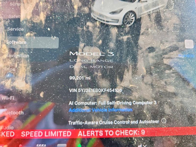 صورة رقم 9 من المزاد - 2019 TESLA MODEL 3 مع VIN 5YJ3E1EB0KF454106