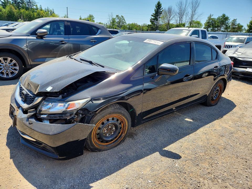HONDA CIVIC 2014 with VIN 2HGFB2F49EH006653 - Photo from auction