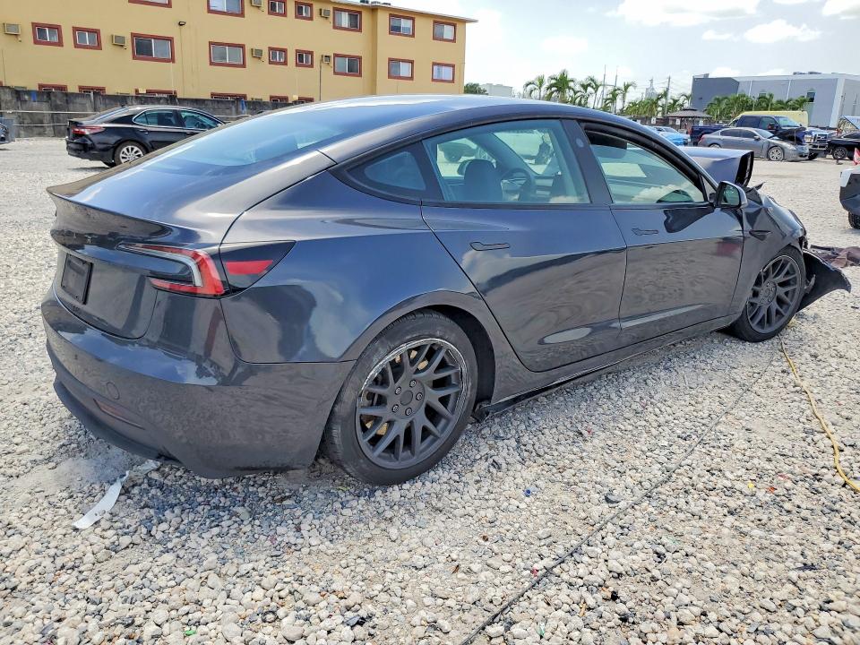 Photo 3 from auction – 2025 TESLA MODEL 3 with VIN 5YJ3E1EA3SF027476