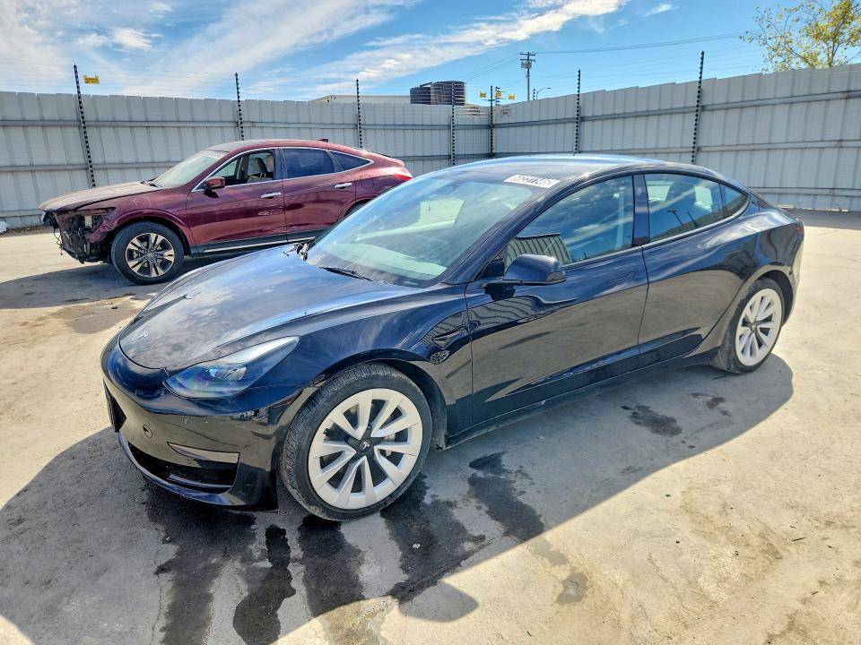 TESLA MODEL 3 2022 with VIN 5YJ3E1EA5NF370276 - Photo from auction