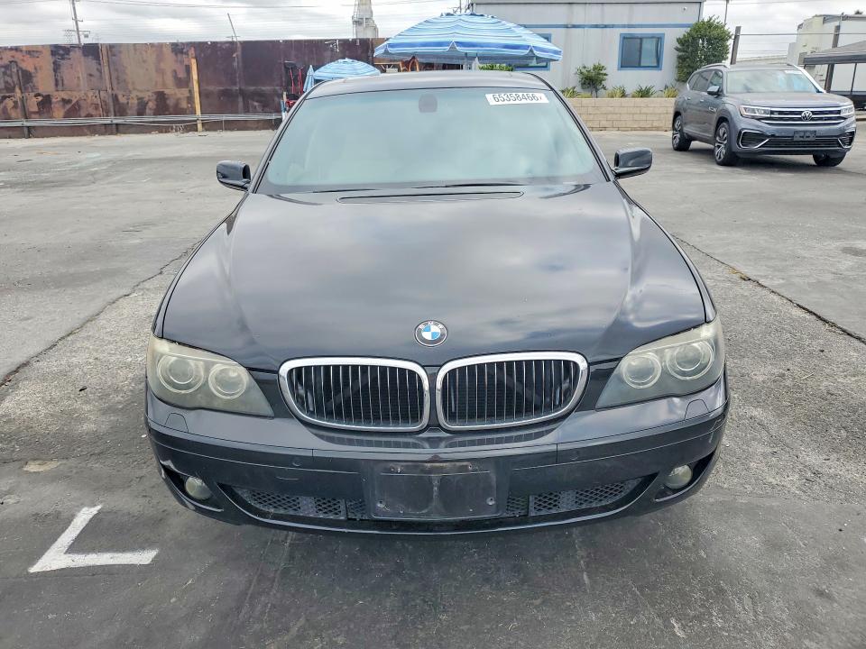 Photo 5 from auction – 2007 BMW 750 with VIN WBAHL83587DT09845