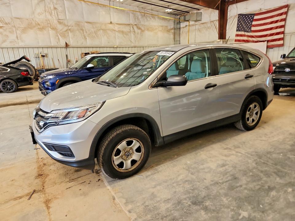 HONDA CRV LX 2016 with VIN 5J6RM4H34GL001527 - Photo from auction