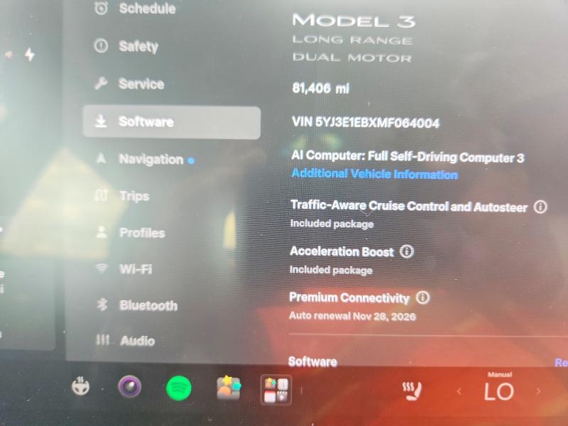 Zdjęcie 9 z aukcji – 2021 TESLA MODEL 3 z VIN 5YJ3E1EBXMF064004