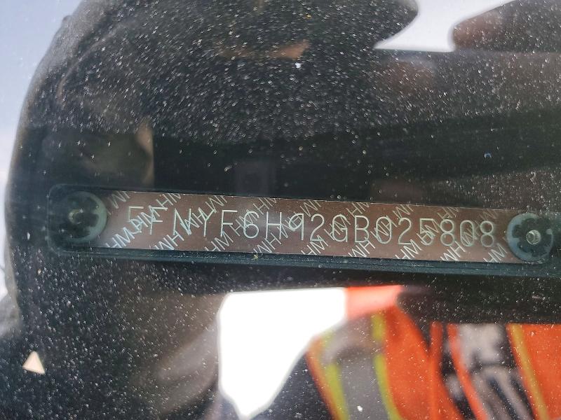 Photo 14 from auction – 2016 HONDA PILOT with VIN 5FNYF6H92GB025808