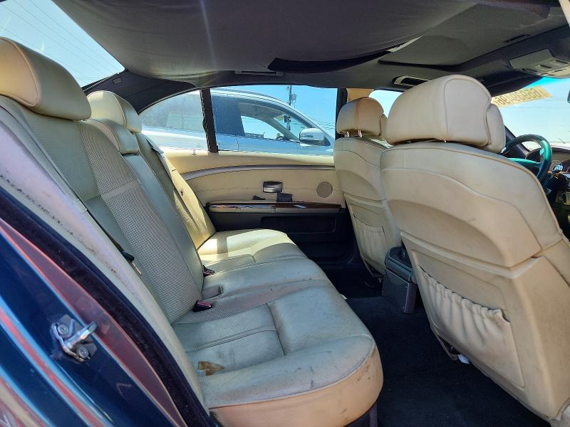 Photo 10 from auction – 2007 BMW 750 with VIN WBAHN83587DT67089