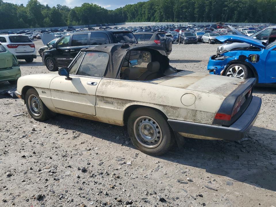 Photo 2 from auction – 1987 ALFA ROMEO SPIDER with VIN ZARBA5641H1045361