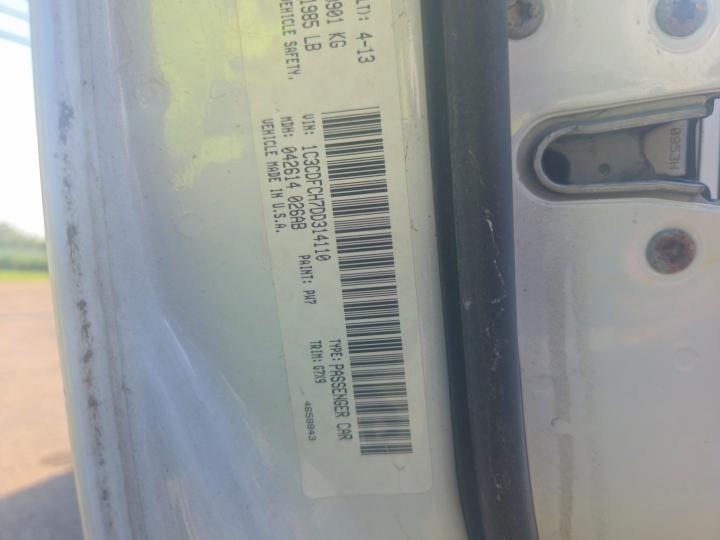 Photo 10 from auction – 2013 DODGE DART with VIN 1C3CDFCH7DD314110