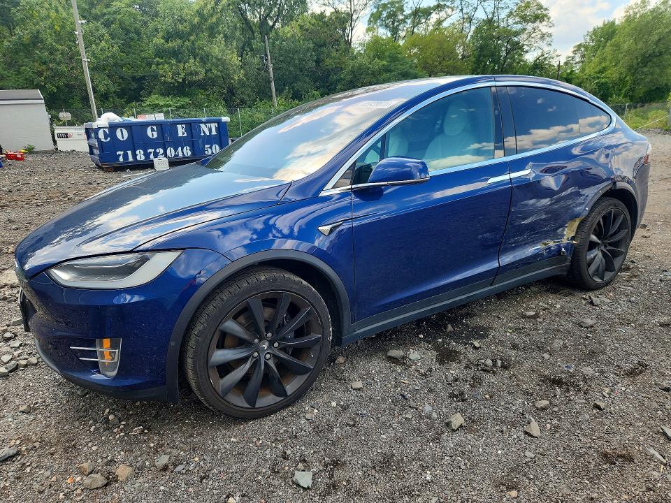 TESLA MODEL X 2018 with VIN 5YJXCDE24JF121964 - Photo from auction